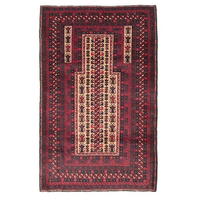 Teimani Tan Rug 3'1" x 5'0" - 3'1 x 5'0