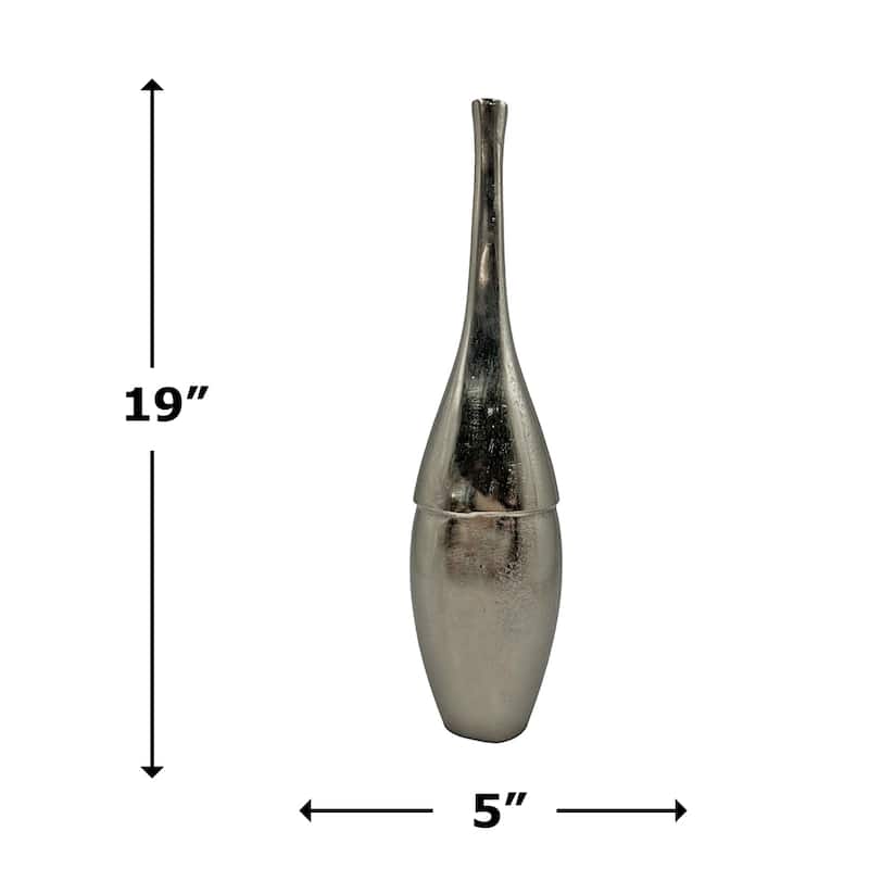 Decorative Handmade Aluminum Bottle Flower Vase