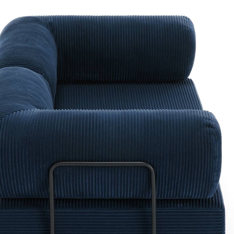 Corduroy Large Couch Convertible Floor Sofa Bed Sleeper