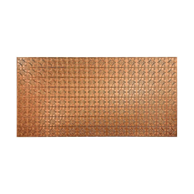 FASÄDE Traditional 1 4-foot x 8-foot PVC Wall Panel in Antique Bronze - 4 x 8