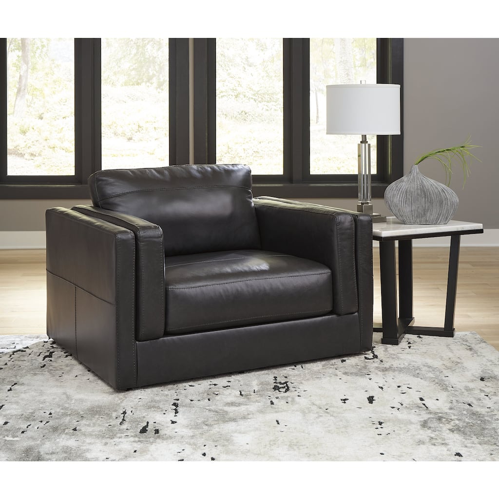 Signature Design by Ashley Amiata Onyx Oversized Chair - 50"W x 41"D x 35"H