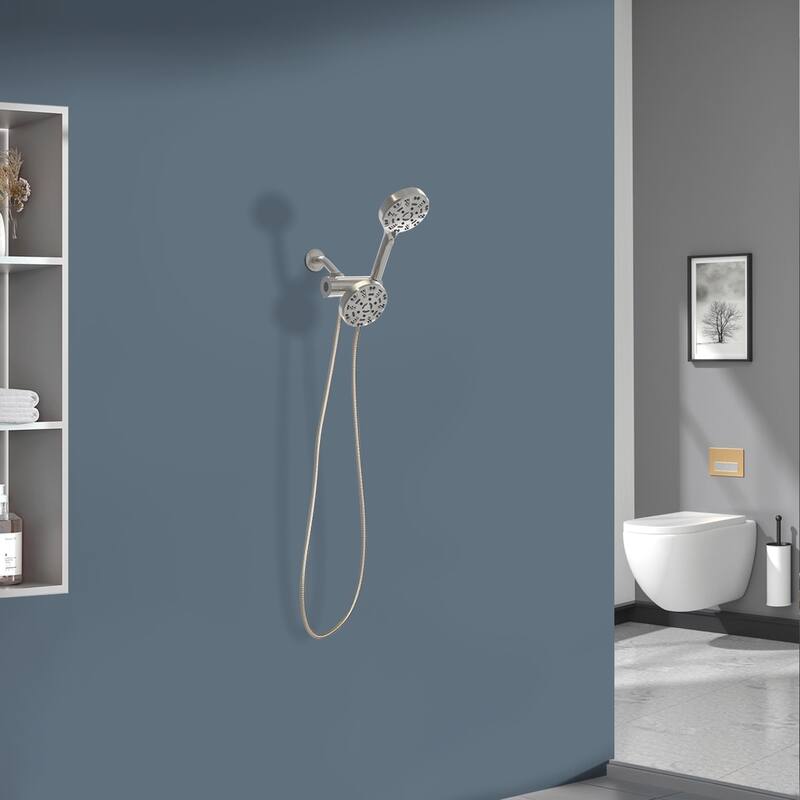 Topcraft Wall Mount Multi-Functional Dual Head Showerhead
