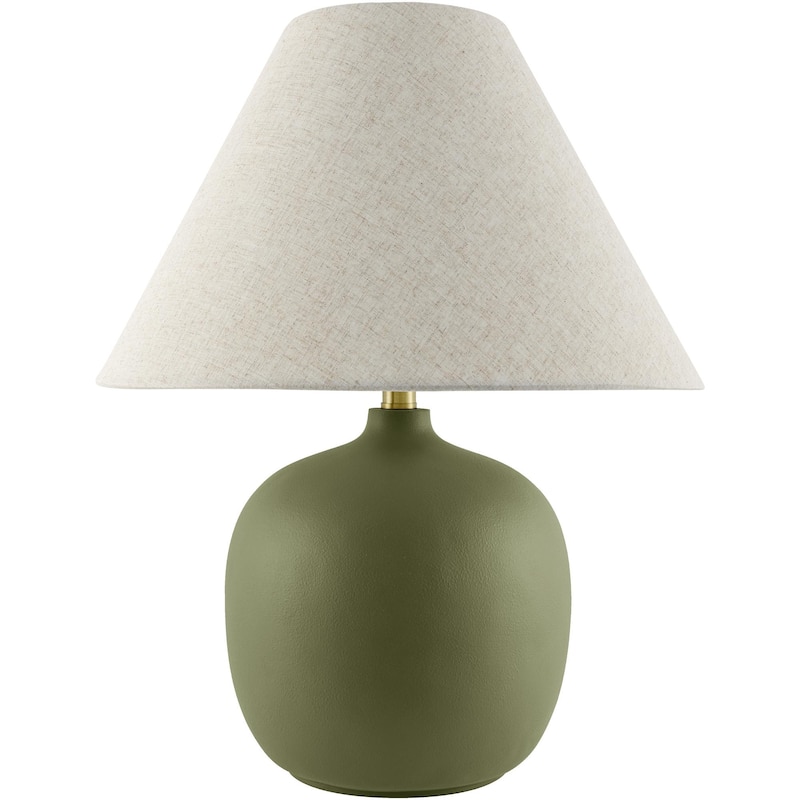 Livabliss Makurdi Traditional Accent Table Lamp - 23"H x 17"W x 17"D - Olive