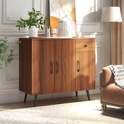 Modern Buffet Cabinet Sideboard Cabinet w/ Adjustable Shelves