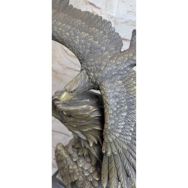 Large American Bald Eagle Hot Cast Bronze Sculpture Figurine Figure Statue Deal