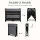 preview thumbnail 13 of 11, Evolur Zane Portable Baby Playard | On The Go- Instant Fold Playard, with Removable Mattress Cover & Zipper Full Bassinet