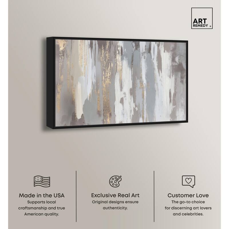 Flooding Gold II Canvas by Art Remedy