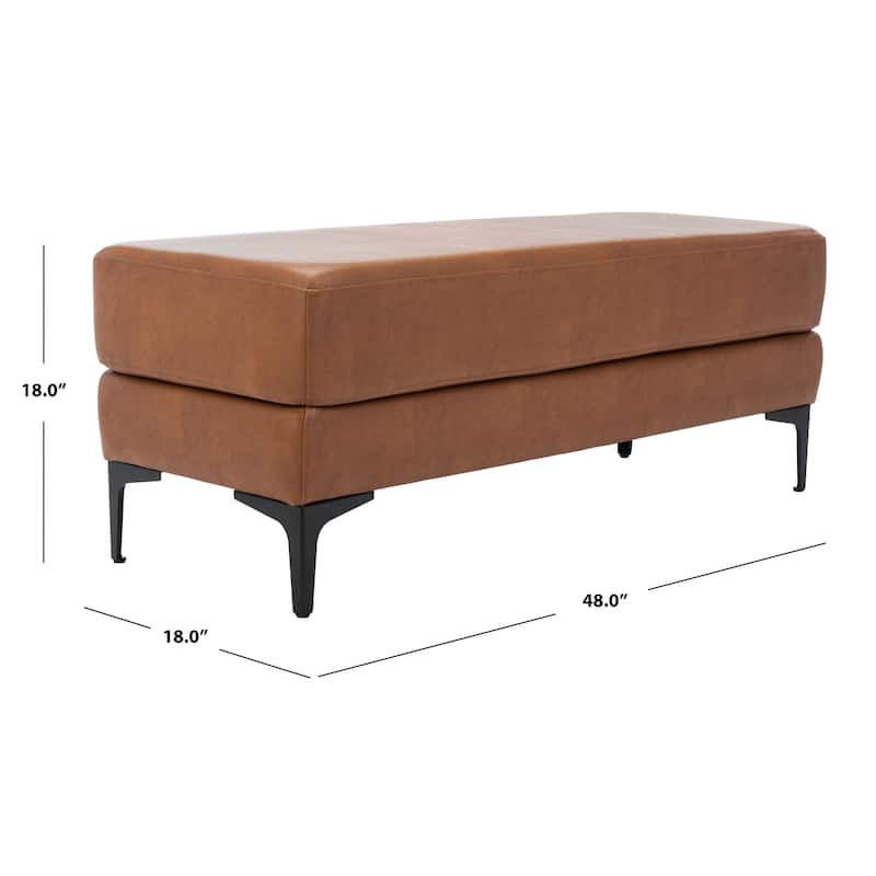 SAFAVIEH Elise Rectangular Bench - 48" x 18" x 18"