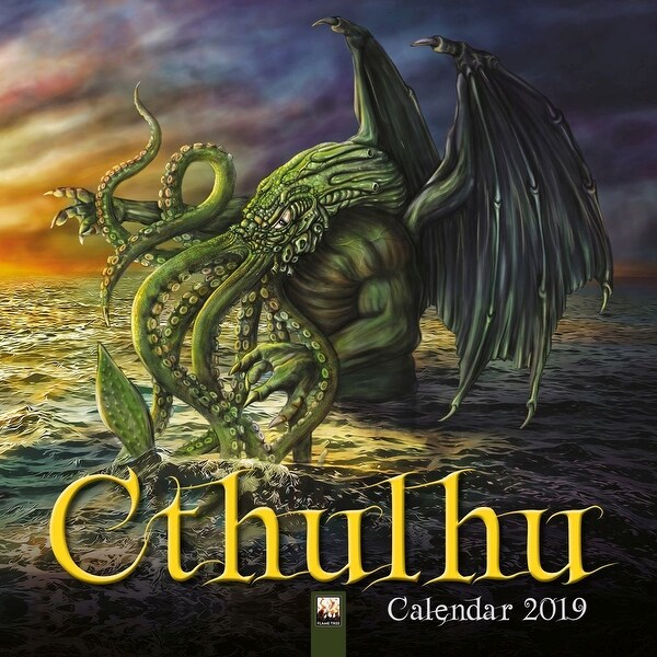 2019 Cthulhu Wall Calendar Fantasy Art By Flame Tree Publishing