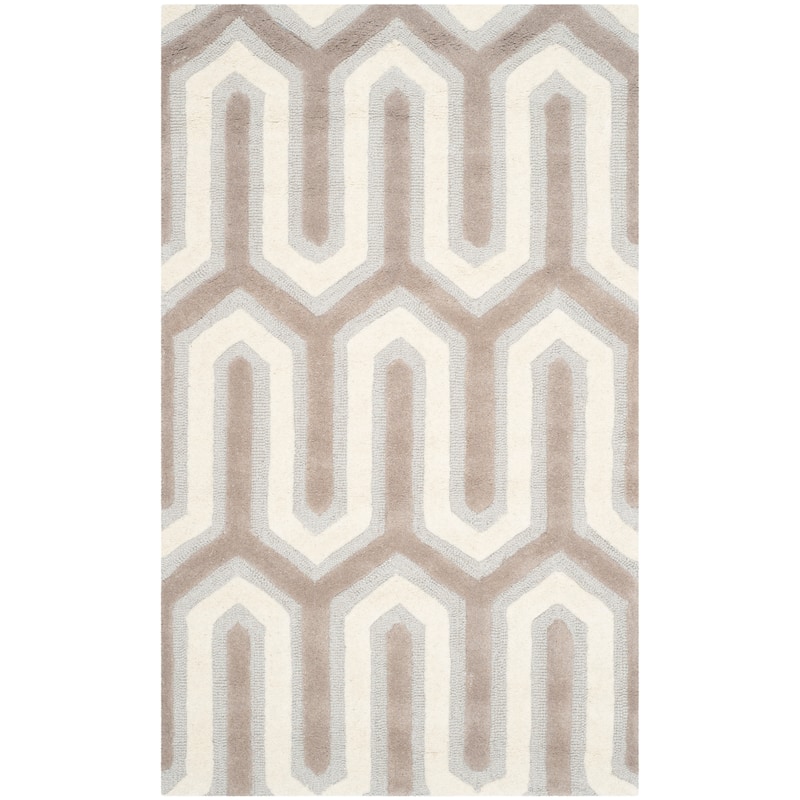 SAFAVIEH, Handmade Cambridge Faiza Modern Moroccan Wool Rug