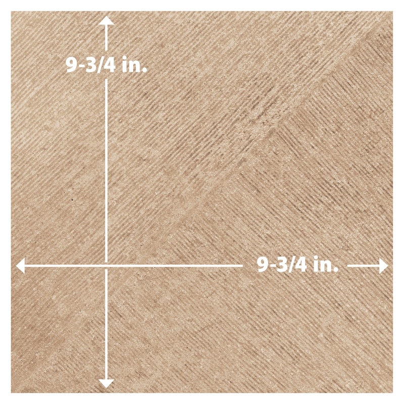 Merola Tile Atlas Rigato Cotto 9-3/4" x 9-3/4" Porcelain Floor and Wall Tile