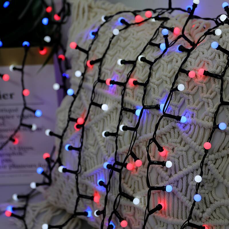 32.8/65.6FT Outdoor LED Pulg In 300/550-Bulb Mini String Lights