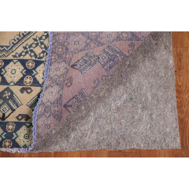 Distressed Bakhtiari Persian Vintage Rug Handmade Wool Carpet - 8'3"x 11'1"