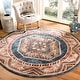 preview thumbnail 11 of 33, SAFAVIEH Bijar Araminta Traditional Distressed Oriental Rug 6'7" Round - Royal/Rust - Round