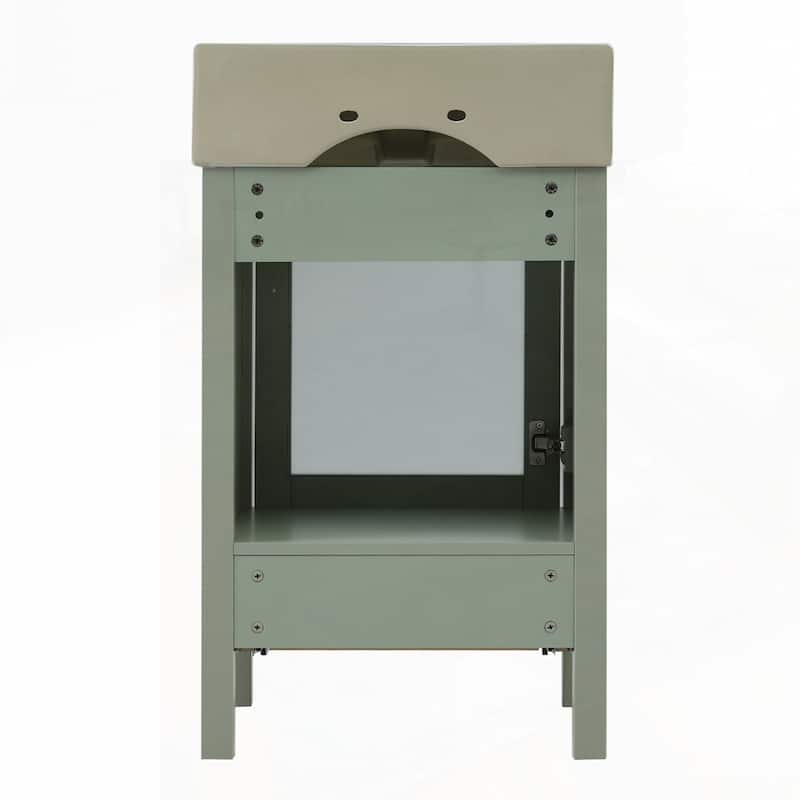Bathroom Vanity with Ceramic Sink