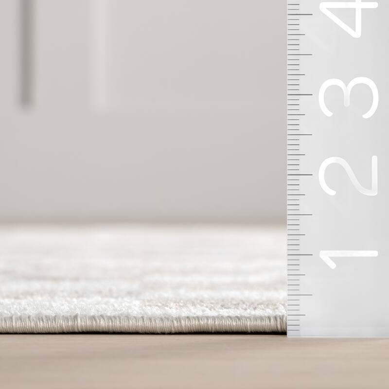 Nuloom Lulie Checkered Machine Washable Area Rug
