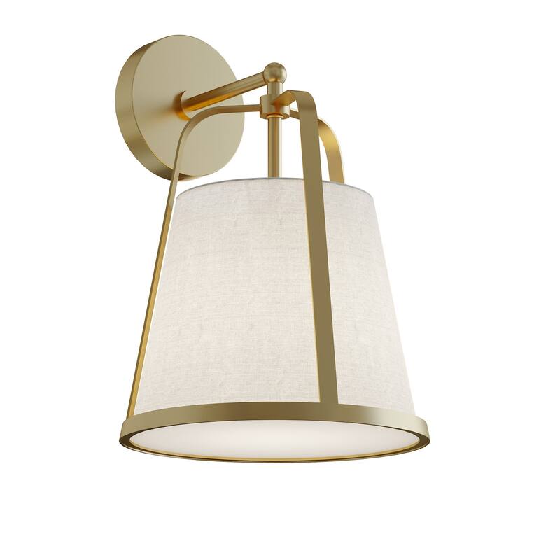 AFX LIZS15MB Lizzette 15" Tall Wall Sconce - Light Antique Brass