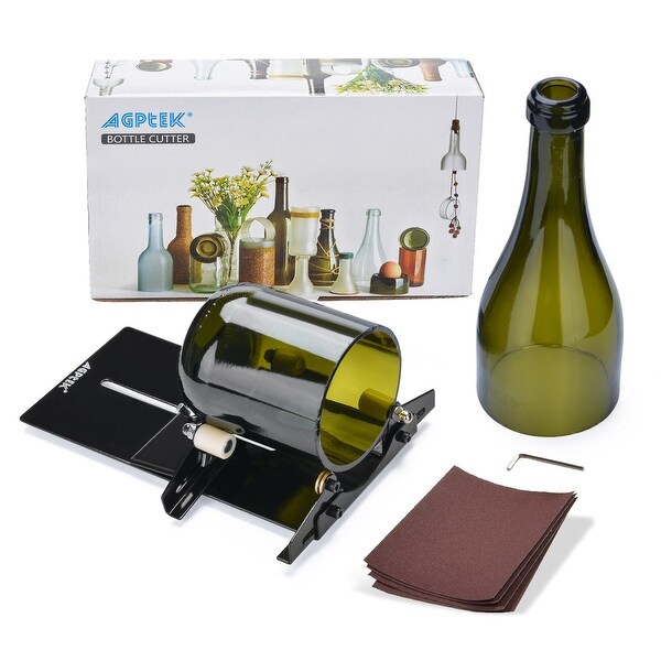 AGPtek Glass Bottle Cutter Machine Cutting Tool - SIZE