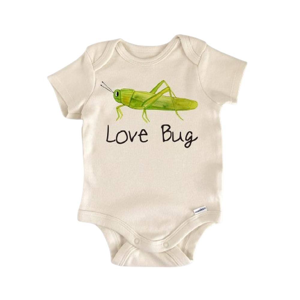 Grasshopper Snuggle Bug - Baby Boy Girl Clothes Infant Bodysuit Funny Cute Newborn