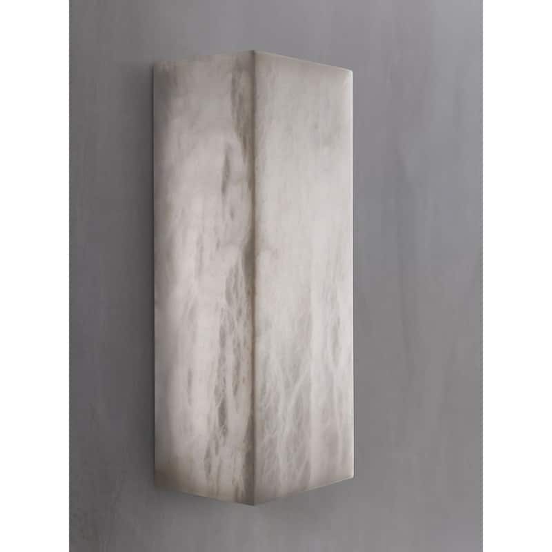 Beacon Lighting Times LED Wall Sconce in Alabaster