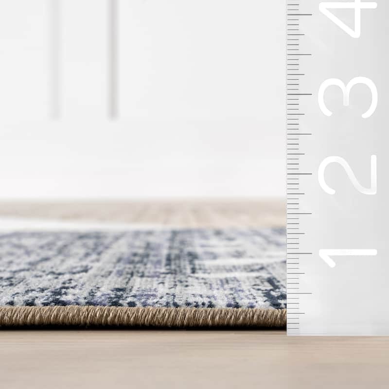 Manaslu Sunrise Fringed Area Rug