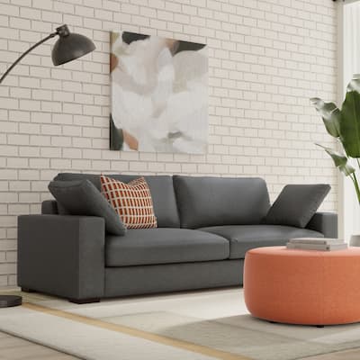 WyndenHall Roscoe 96-inch Sofa in Tightly Woven Performance Fabric