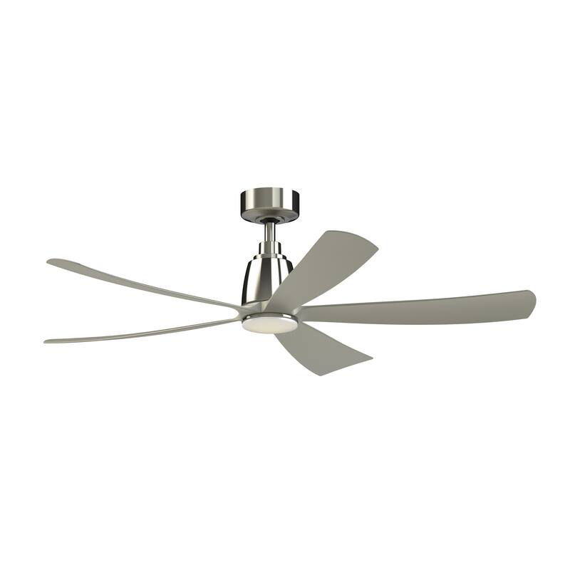 Kute5 52 inch Indoor/Outdoor Ceiling Fan with Brushed Nickel Blades - Brushed Nickel