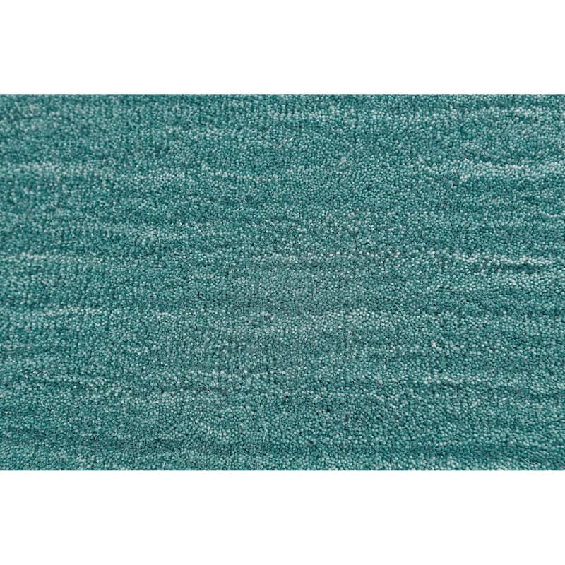 Feizy FZRG55741 Ferron 8' x 8' Wool Hand Loomed Solid Round Area Rug