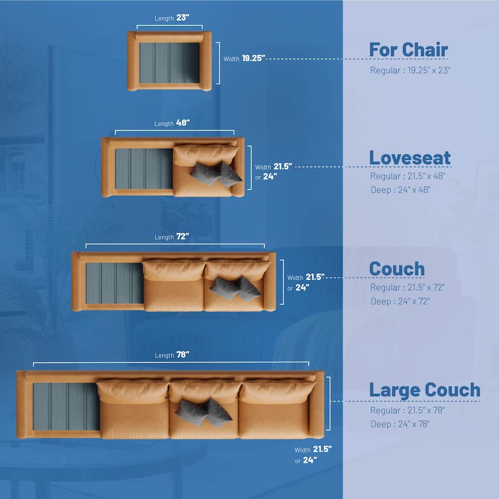 Heavy Duty Couch Support Board, Reinforced Under Cushion Panel for Sofas, Chairs & Loveseats, Easy Installation