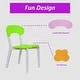 preview thumbnail 4 of 11, Domi 3-Piece Kids Table and Chair Set – Toddler Activity Furniture