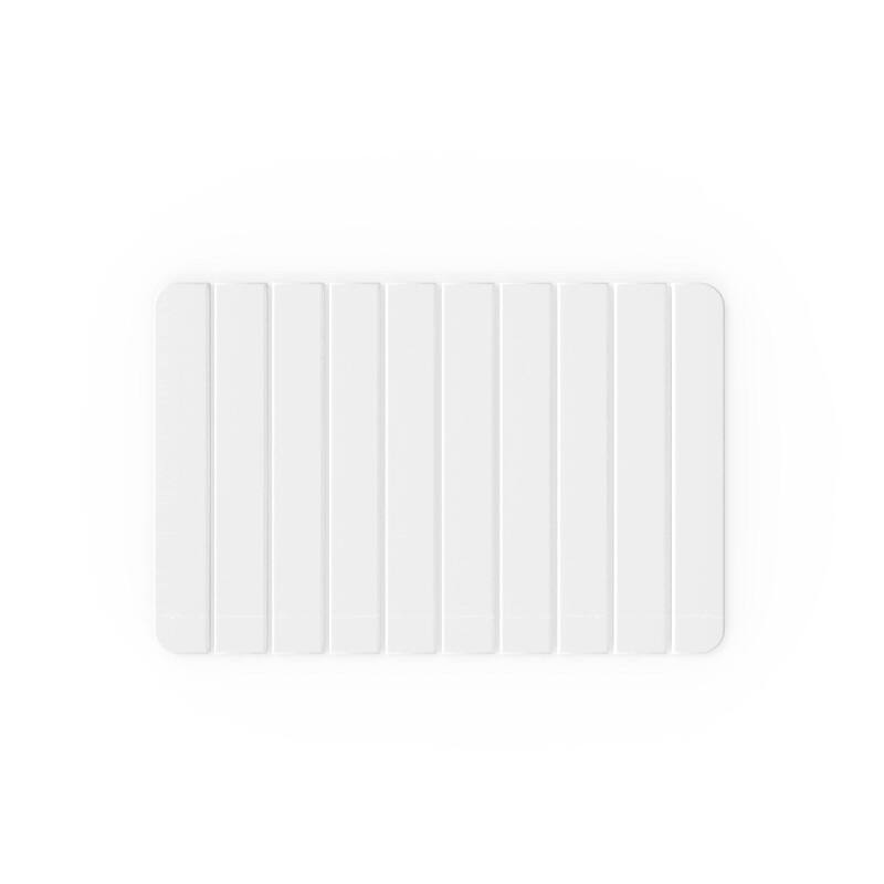 Diatomite Quick Dry Stone Large Wide 35" x 24" Bath Mat - White