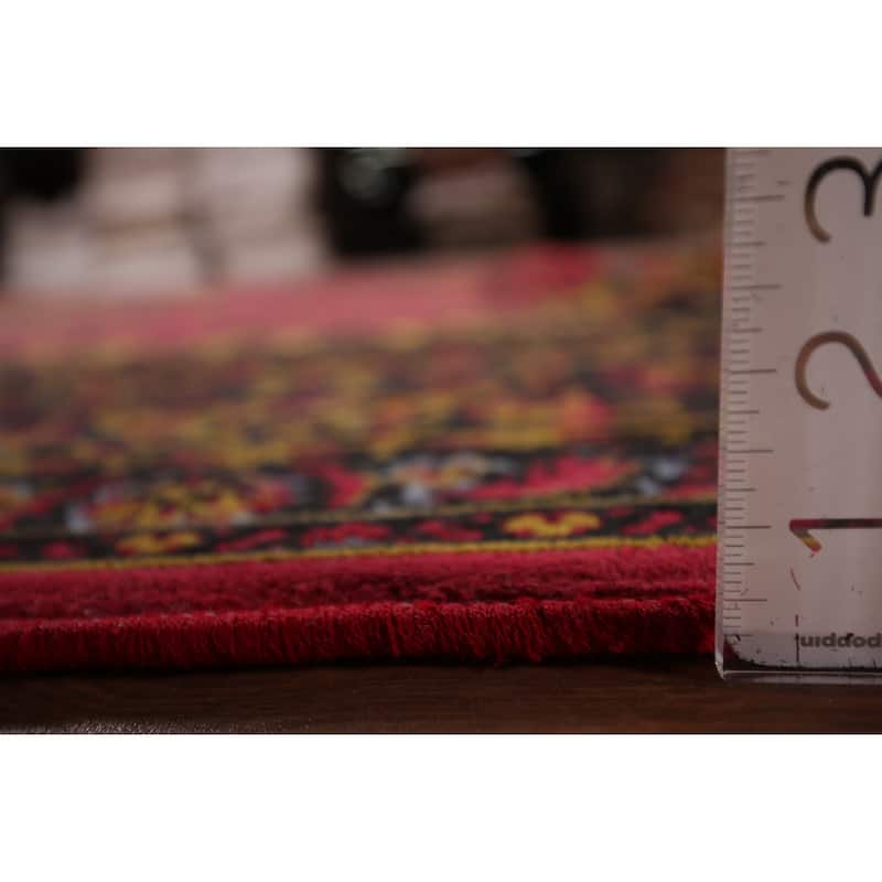 Medallion Kashan Turkish Area Rug Machine Made Carpet - 9'8" x 13'0"