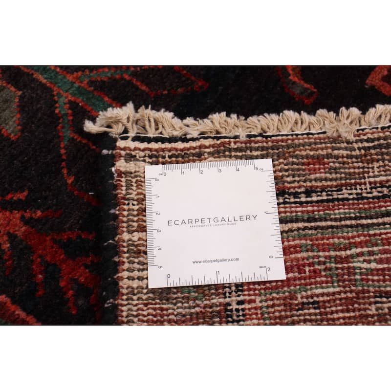 ECARPETGALLERY Hand-knotted Konya Anatolian Black, Red Wool Rug - 4'8 x 10'8