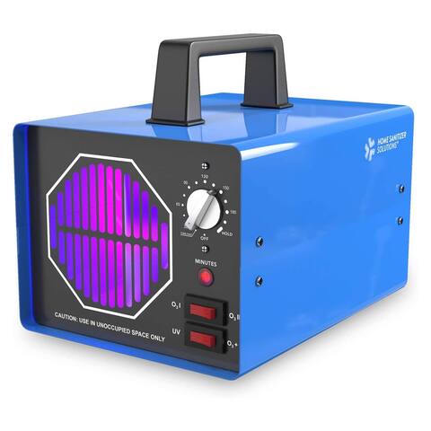 HOME SANITIZER SOLUTIONS 25,000mg/h Sterilizing Purifying Ozone Generator, Blue - 7.26