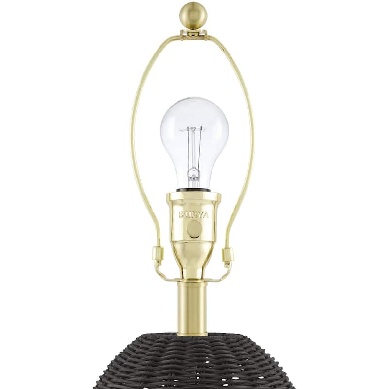 Livabliss Jacaranda Global Accent Floor Lamp - 24"H x 14"W x 14"D