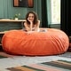 preview thumbnail 20 of 66, Jaxx Cocoon 6 Ft Giant Bean Bag Sofa and Lounger for Adults, Microsuede