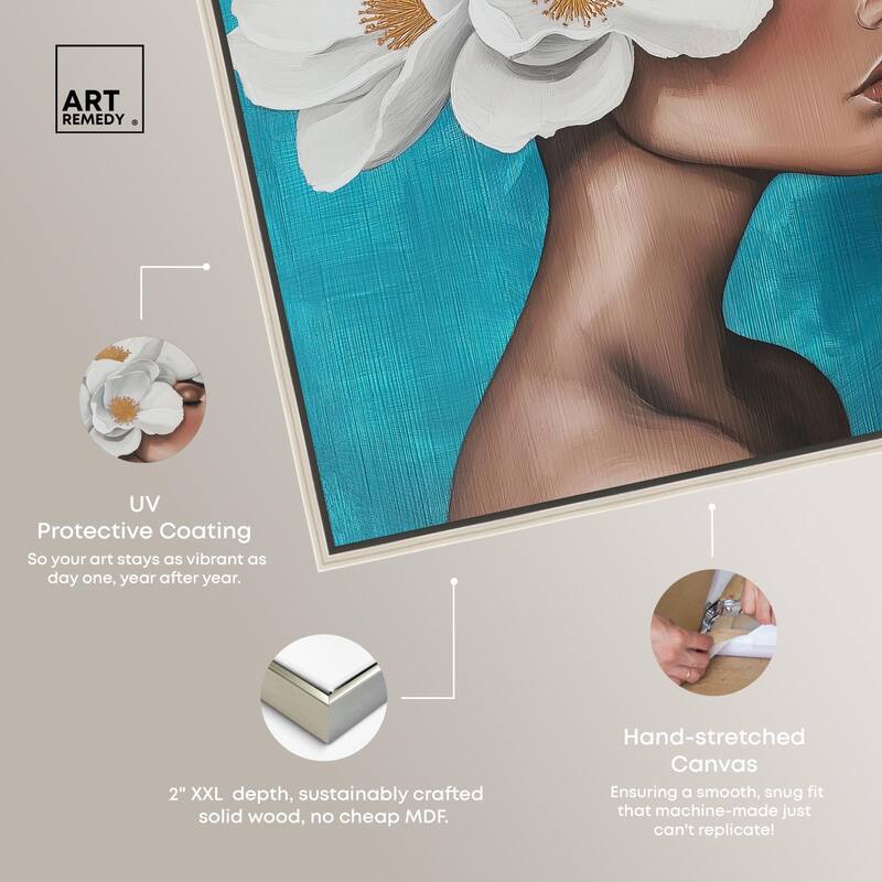 Floral Goddess I Canvas by Art Remedy