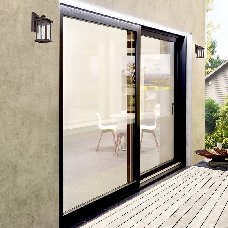 1Light Exterior Light Fixtures Wall Mount in Oil Rubbed Bronze Finish