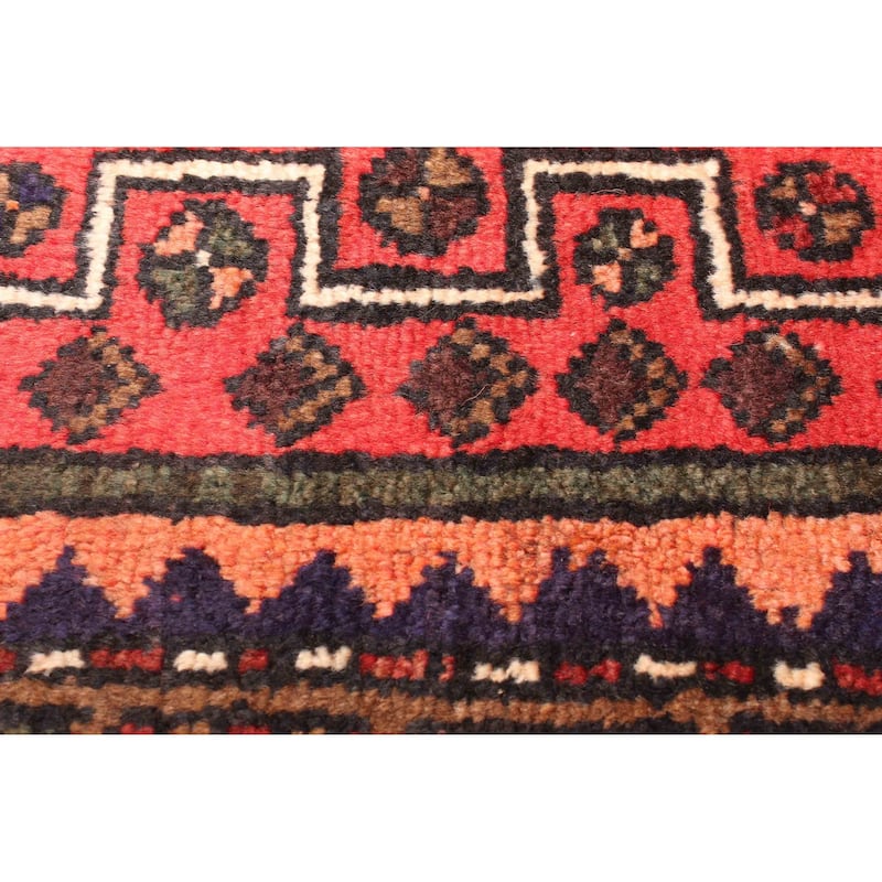 ECARPETGALLERY Hand-knotted Andelz Red Wool Rug - 4'7 x 7'2