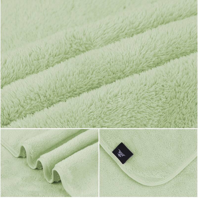 2 Pack Coral Fleece Towel Set Hotel SPA Bath Towels
