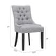 preview thumbnail 32 of 41, Grandview Tufted Dining Chair (Set of 2) Upholstered
