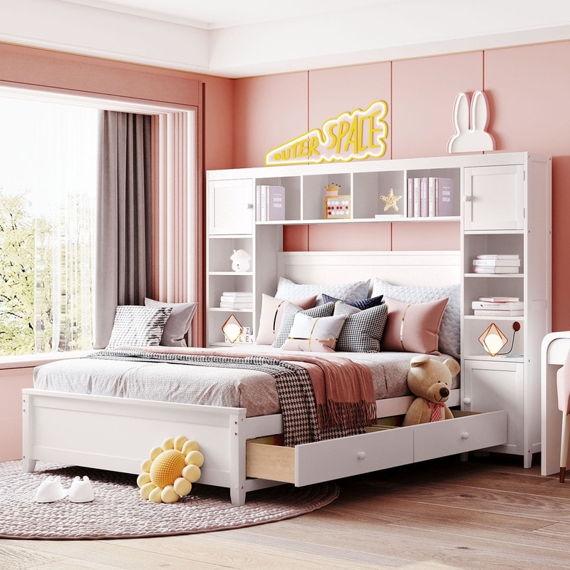 Full beds with storage sales