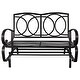 preview thumbnail 12 of 10, Costway Glider Outdoor Patio Rocking Bench Loveseat Cushioned Seat