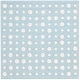 preview thumbnail 3 of 24, SAFAVIEH Handmade Kids Nessie Dots Wool Rug 5' Square - Blue/Ivory - Square