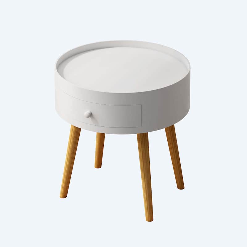 18"H Storage Drawer Bedside Table,Coffee Table