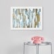 Wynwood Studio Prints Abstract Blues and Golds White and Metallic Gold ...
