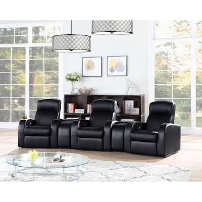 Cyrus Upholstered Modular Home Theater Seating
