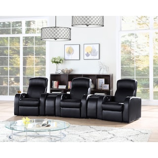 Cyrus Upholstered Modular Home Theater Seating