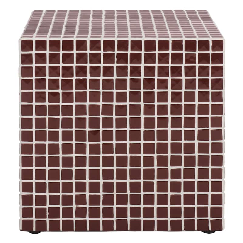 SAFAVIEH Home Hikari Cube Accent Table - 16"W x 16"D x 16"H