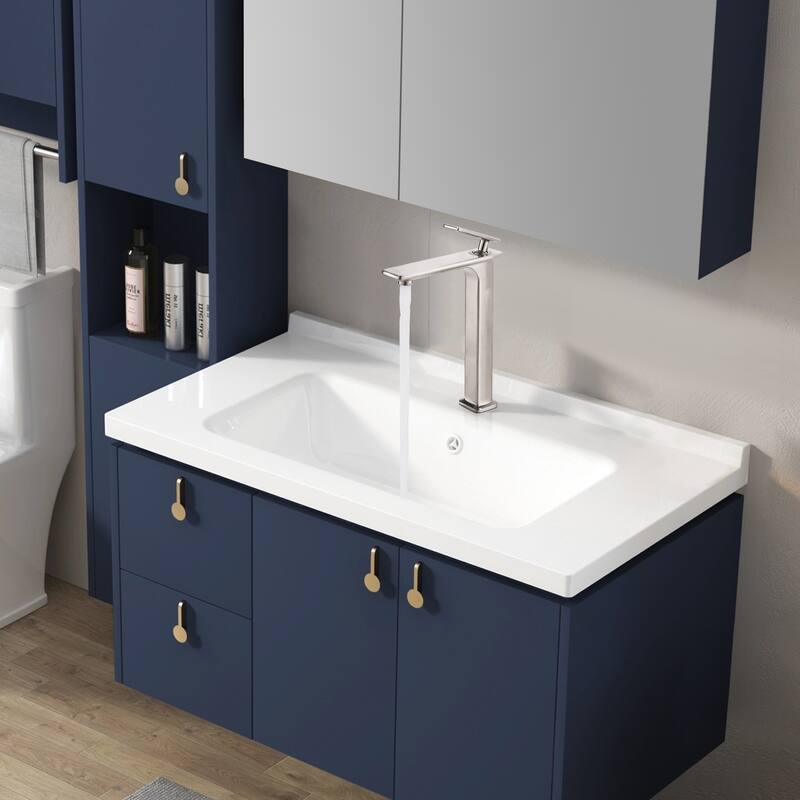 Topcraft 6/12in Single Handle Single Hole Bathroom Faucet Bathroom Vessel Faucet
